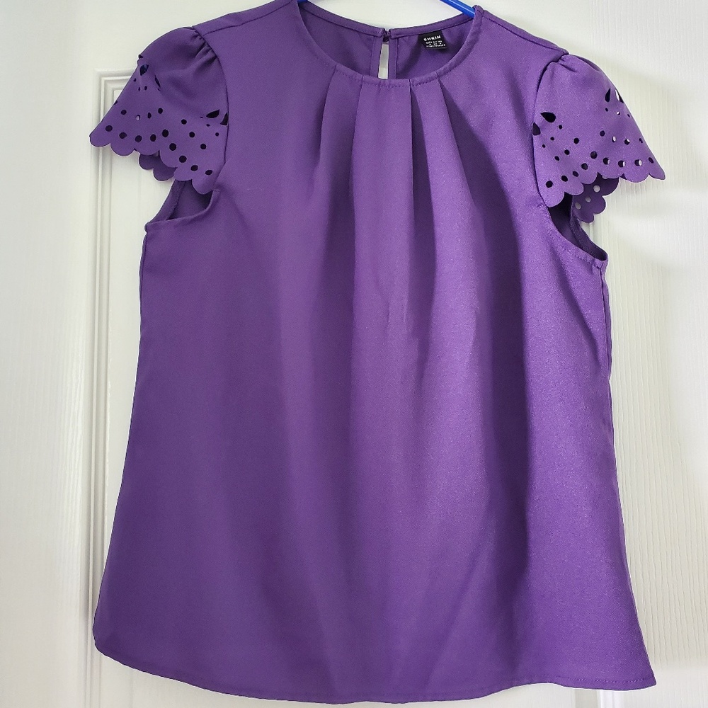 SHEIN PURPLE BLOUSE SIZE SMALL